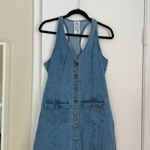 Sadie & Sage Denim Button-Down Dress